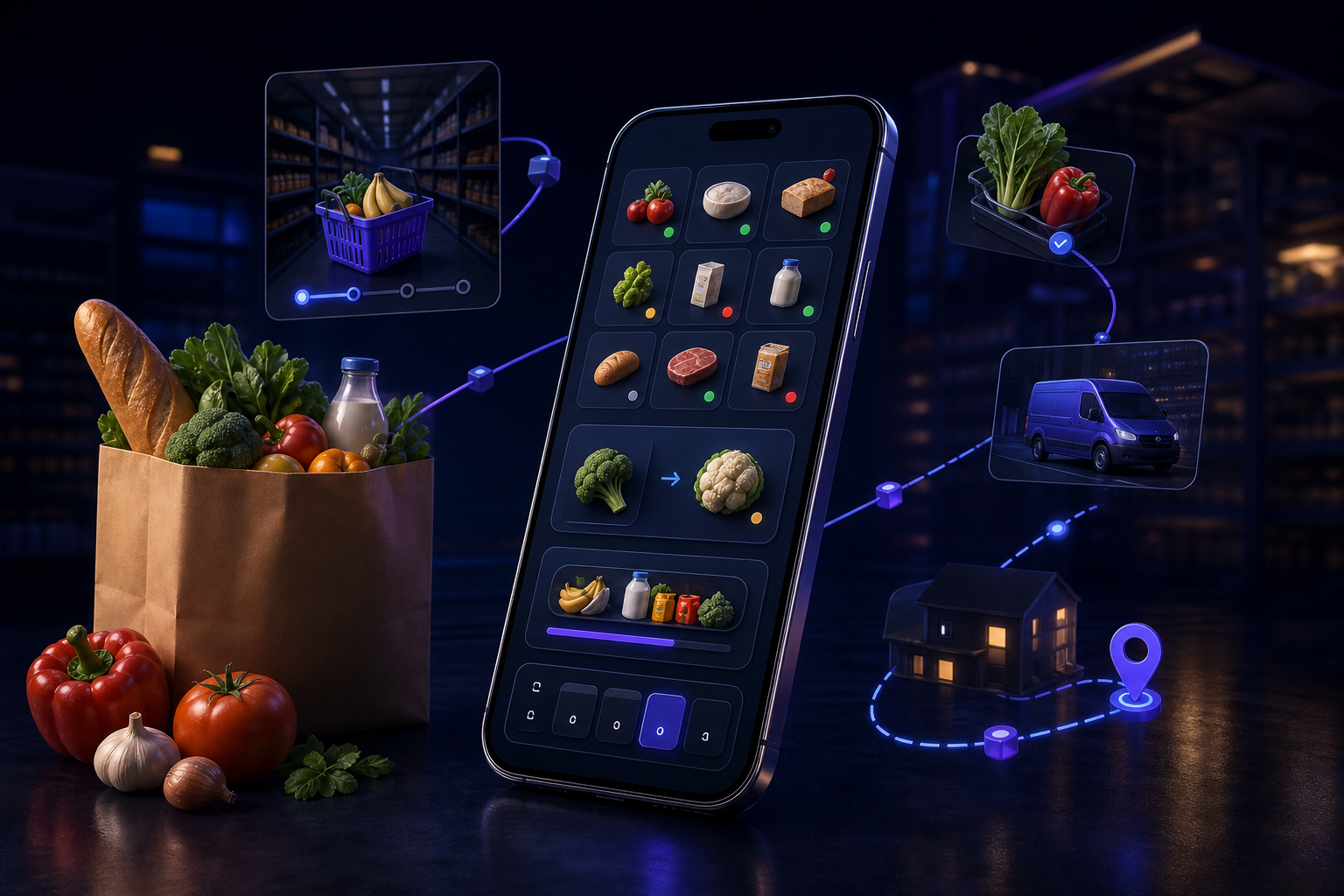 Grocery Delivery App Development services
