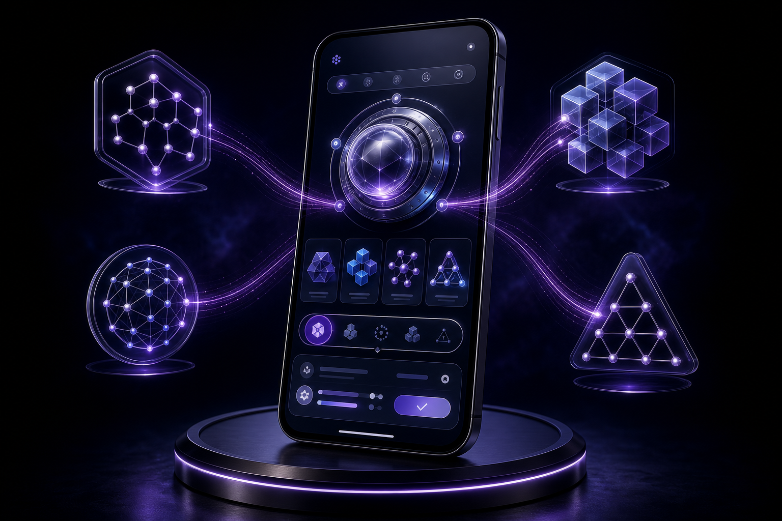 Multi-chain Wallet App Development mobile application concept